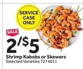 Shrimp Kabobs or Skewers