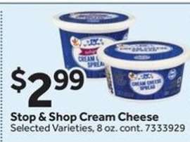 Stop & Shop Cream Cheese