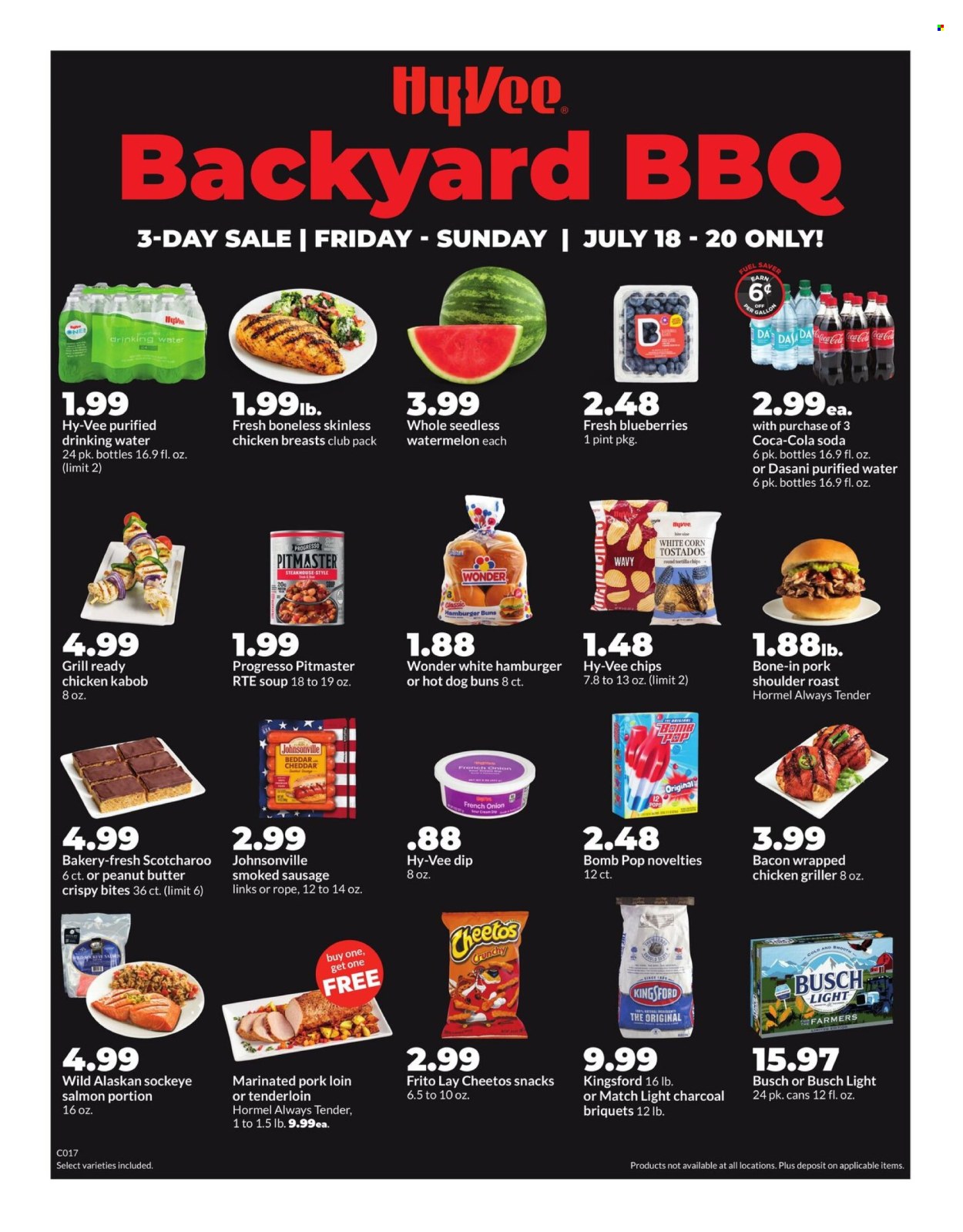 Hy-Vee ad - 07/18/2025 - 07/20/2025. Page 1
