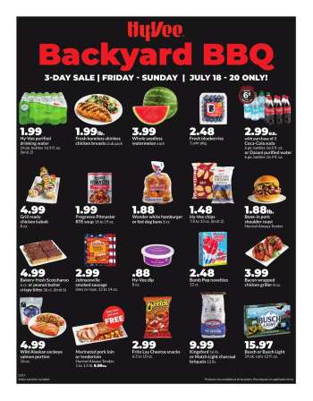 Hy-Vee Flyer - 07/18/2025 - 07/20/2025.