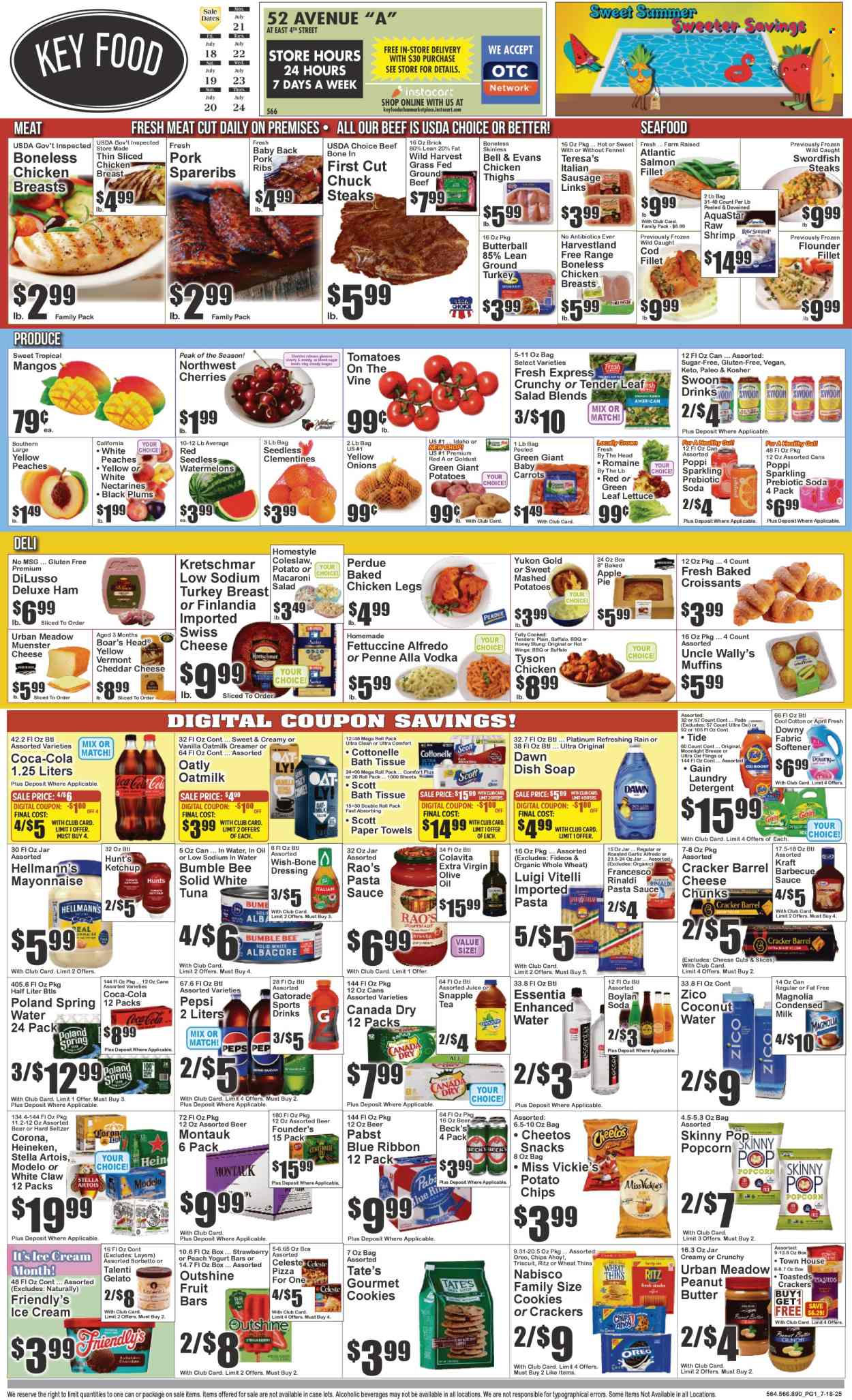 Key Food ad - 07/18/2025 - 07/24/2025. Page 1