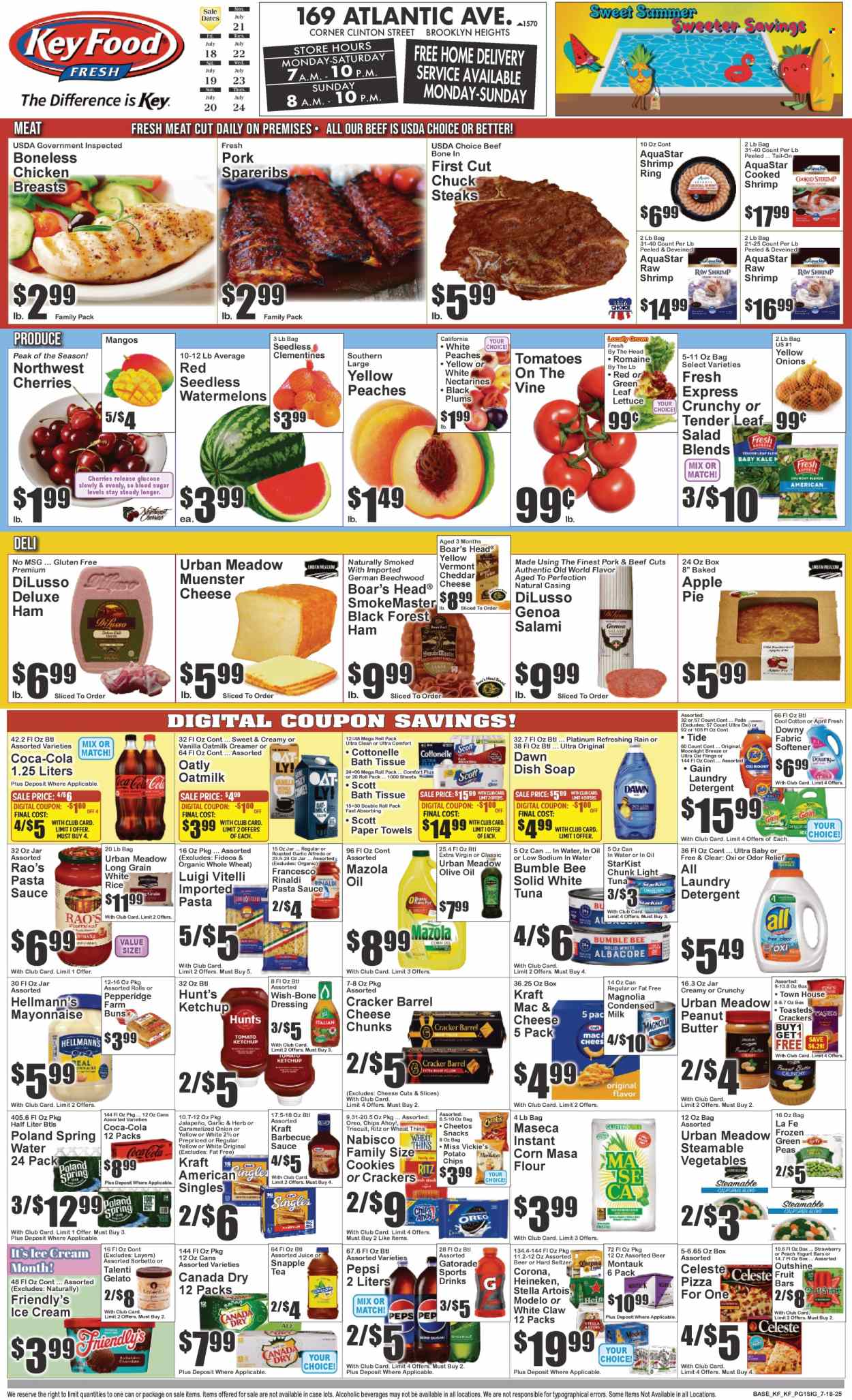 Key Food ad - 07/18/2025 - 07/24/2025. Page 1