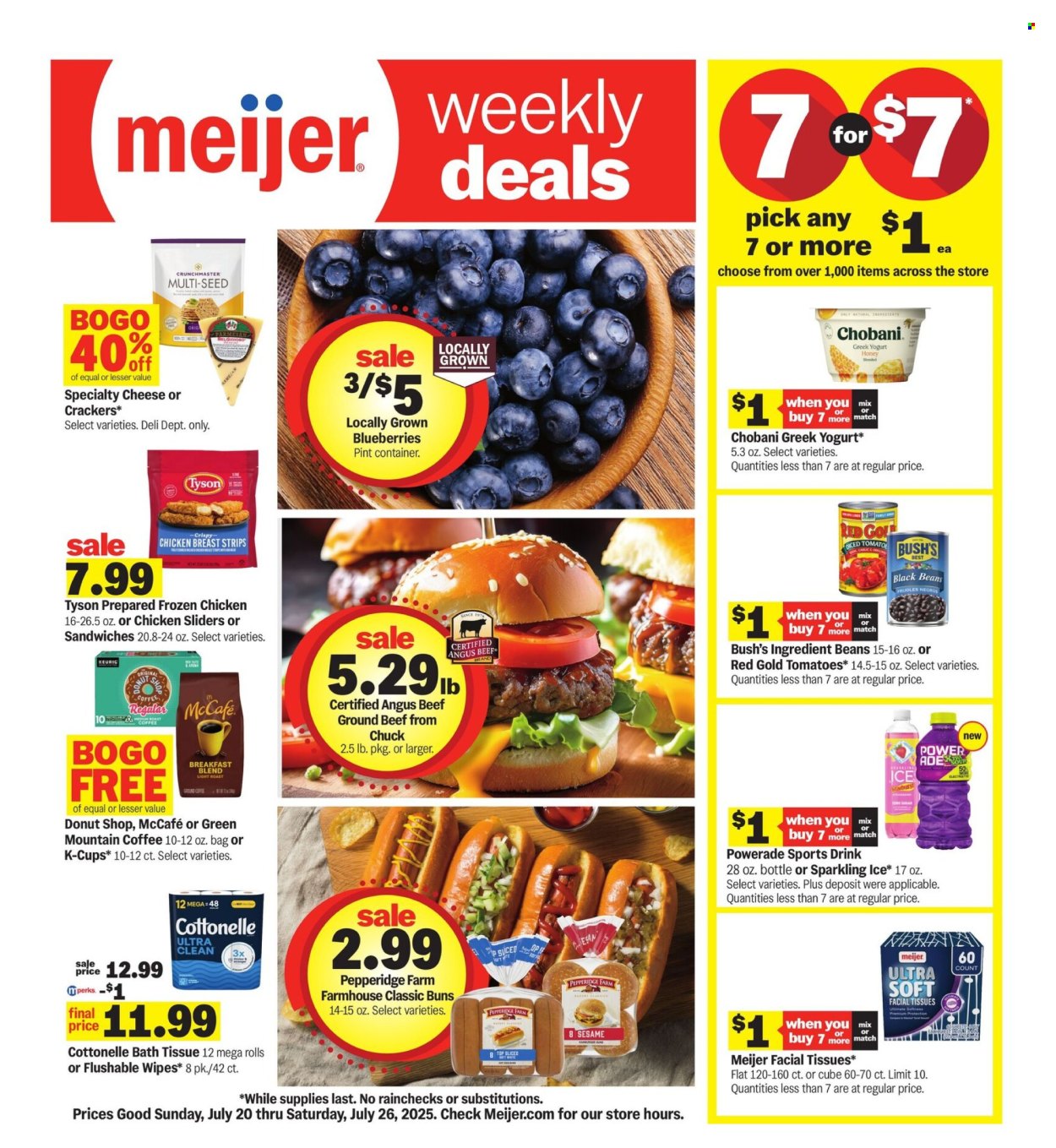 Meijer ad - 07/20/2025 - 07/26/2025. Page 1