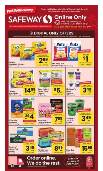 Safeway Flyer - 07/18/2025 - 07/24/2025.