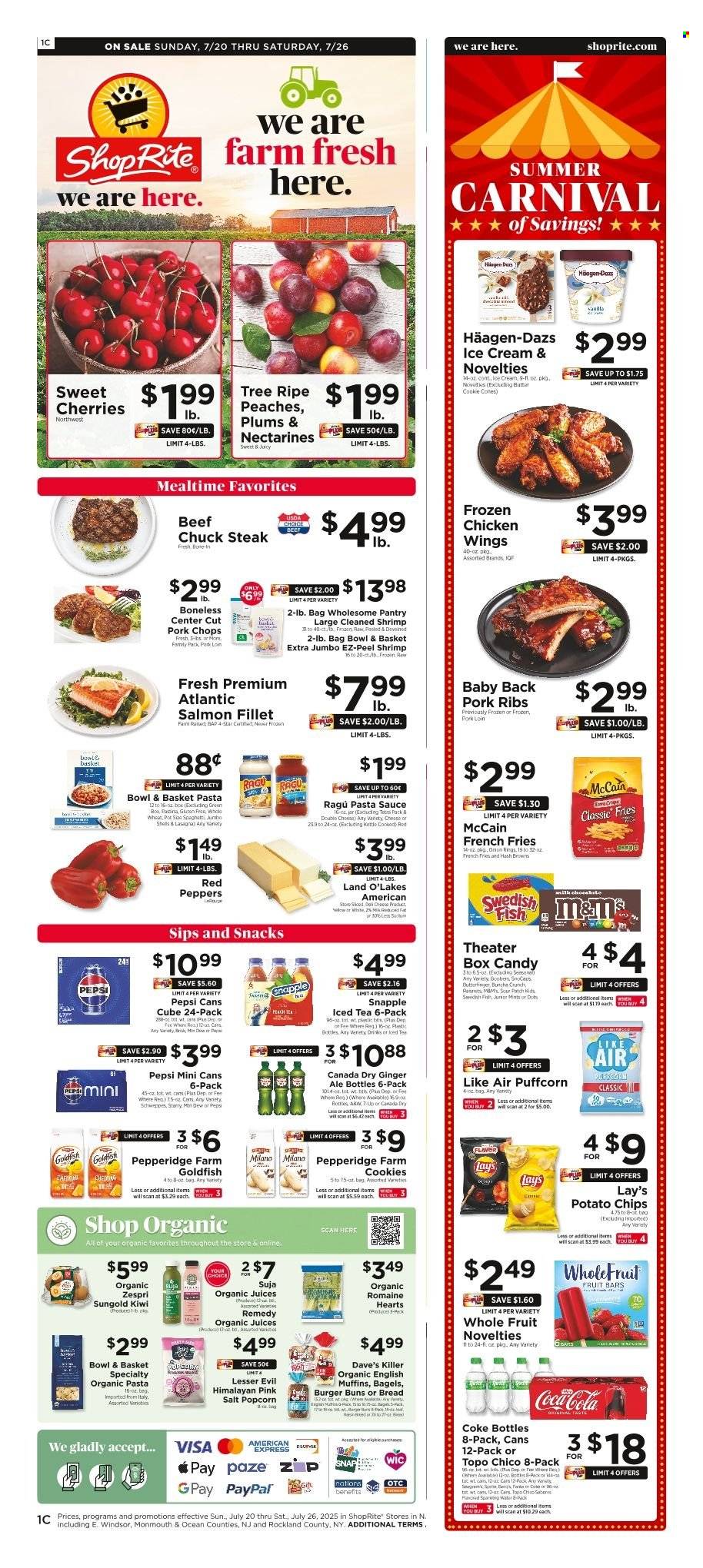 ShopRite ad - 07/20/2025 - 07/26/2025. Page 1