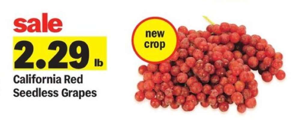 California Red Seedless Grapes