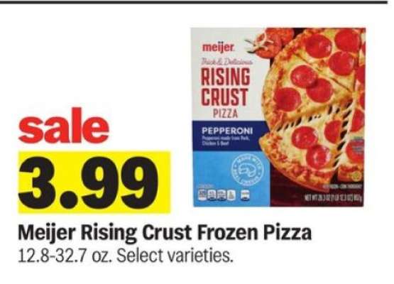 Meijer Rising Crust Frozen Pizza