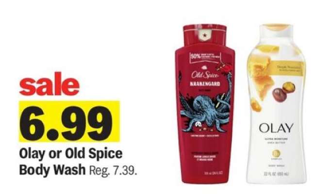 Olay or Old Spice Body Wash*
