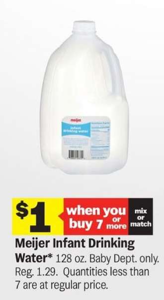 Meijer Infant Drinking Water*