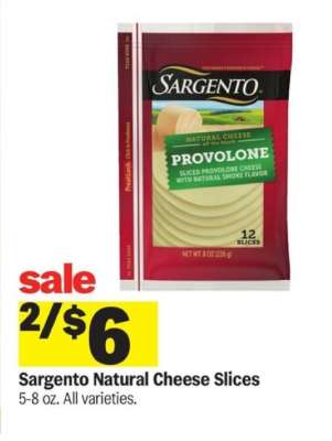 Sargento Natural Cheese Slices
