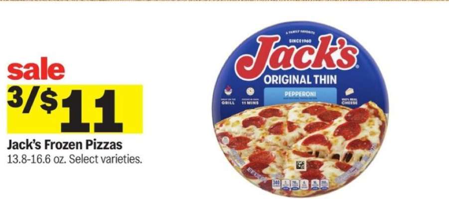 Jack's Frozen Pizzas