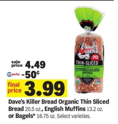 Dave's Killer Bread Organic Thin-Sliced Bread