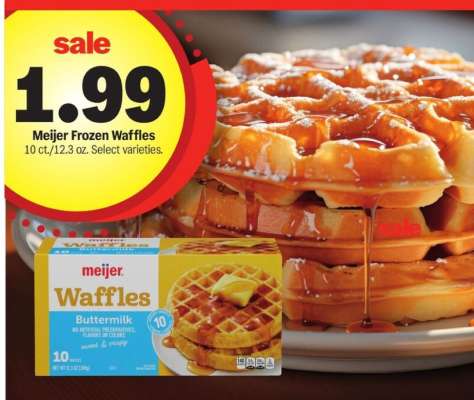 Meijer Frozen Waffles
