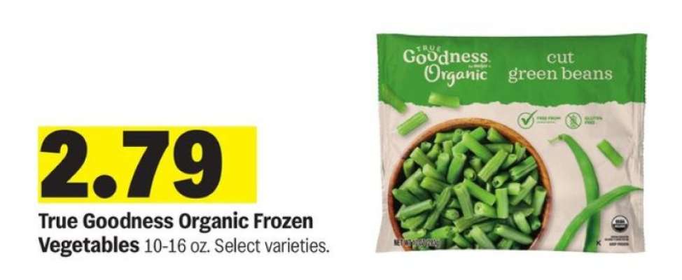 True Goodness Organic Frozen Vegetables