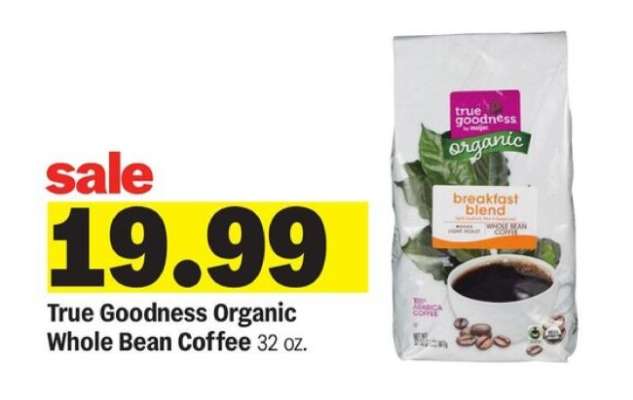 True Goodness Organic Whole Bean Coffee