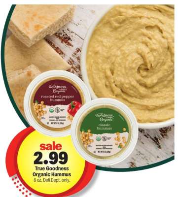 True Goodness Organic Hummus