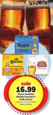 Corona Sunbrew, Modelo Especial or Stella Artois
