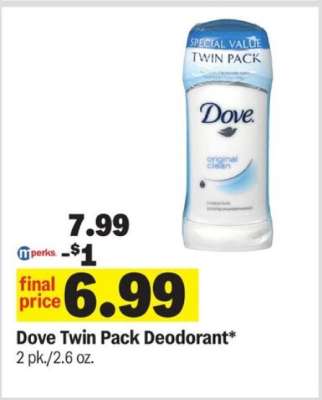 Dove Twin Pack Deodorant