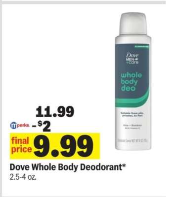 Dove Whole Body Deodorant