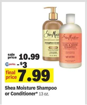 Shea Moisture Shampoo or Conditioner