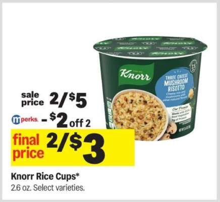 Knorr Rice Cups