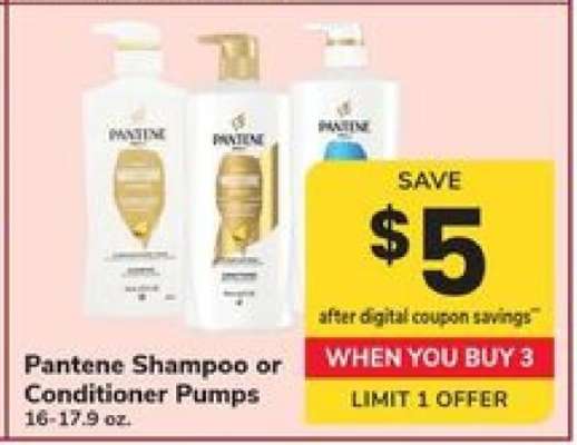 Pantene Shampoo or Conditioner Pumps*