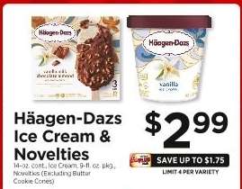 Häagen-Dazs Ice Cream & Novelties