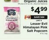 Lesser Evil Himalayan Pink Salt Popcorn