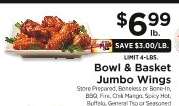 Bowl & Basket Jumbo Wings
