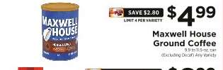 Maxwell House Ground Coffee*