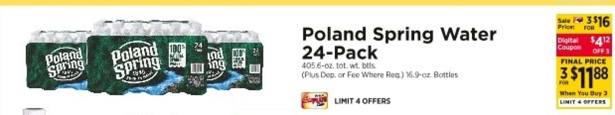 Poland Spring Water 24-Pack