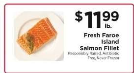 Fresh Faroe Island Salmon Fillet