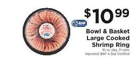 Bowl & Basket Large Cooked Shrimp Ring