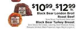 Black Bear London Broil Roast Beef