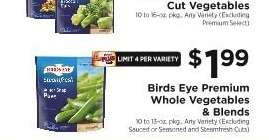Birds Eye Premium Whole Vegetables & Blends
