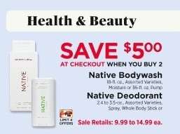 Native Bodywash & Deodorant