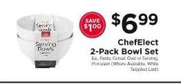 ChefElect 2-Pack Bowl Set