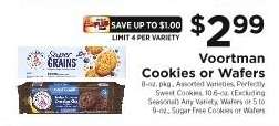 Voortman Cookies or Wafers