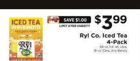 Ryl Co. Iced Tea 4-Pack