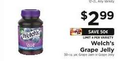 Welch’s grape jelly