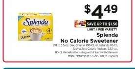 Splenda No Calorie Sweetener
