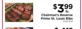 Chairman's Reserve Prime St. Louis Ribs