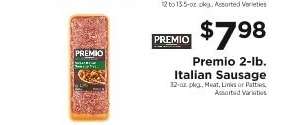 Premio 2-lb. Italian Sausage