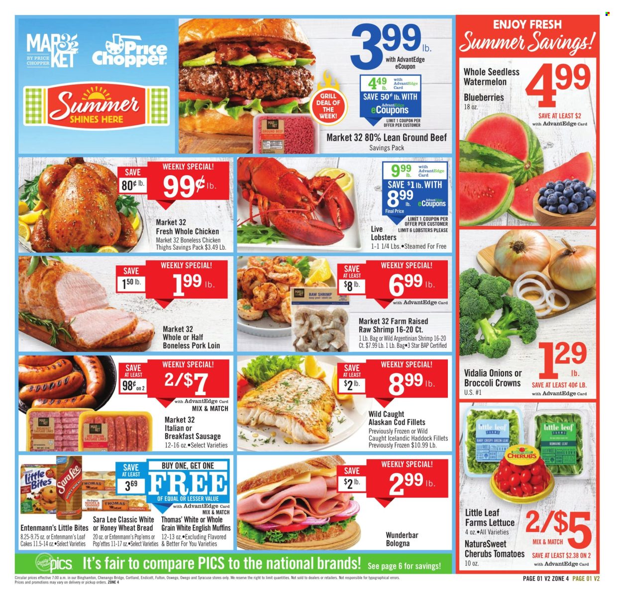 Price Chopper ad - 07/20/2025 - 07/26/2025. Page 1