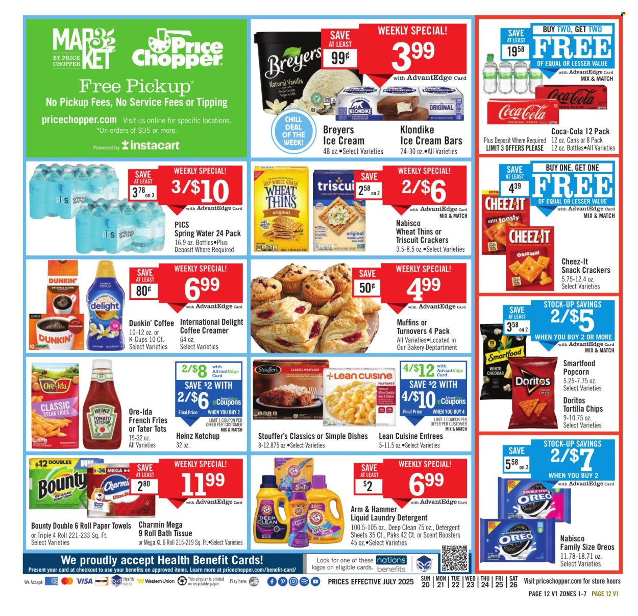 Price Chopper ad - 07/20/2025 - 07/26/2025. Page 12