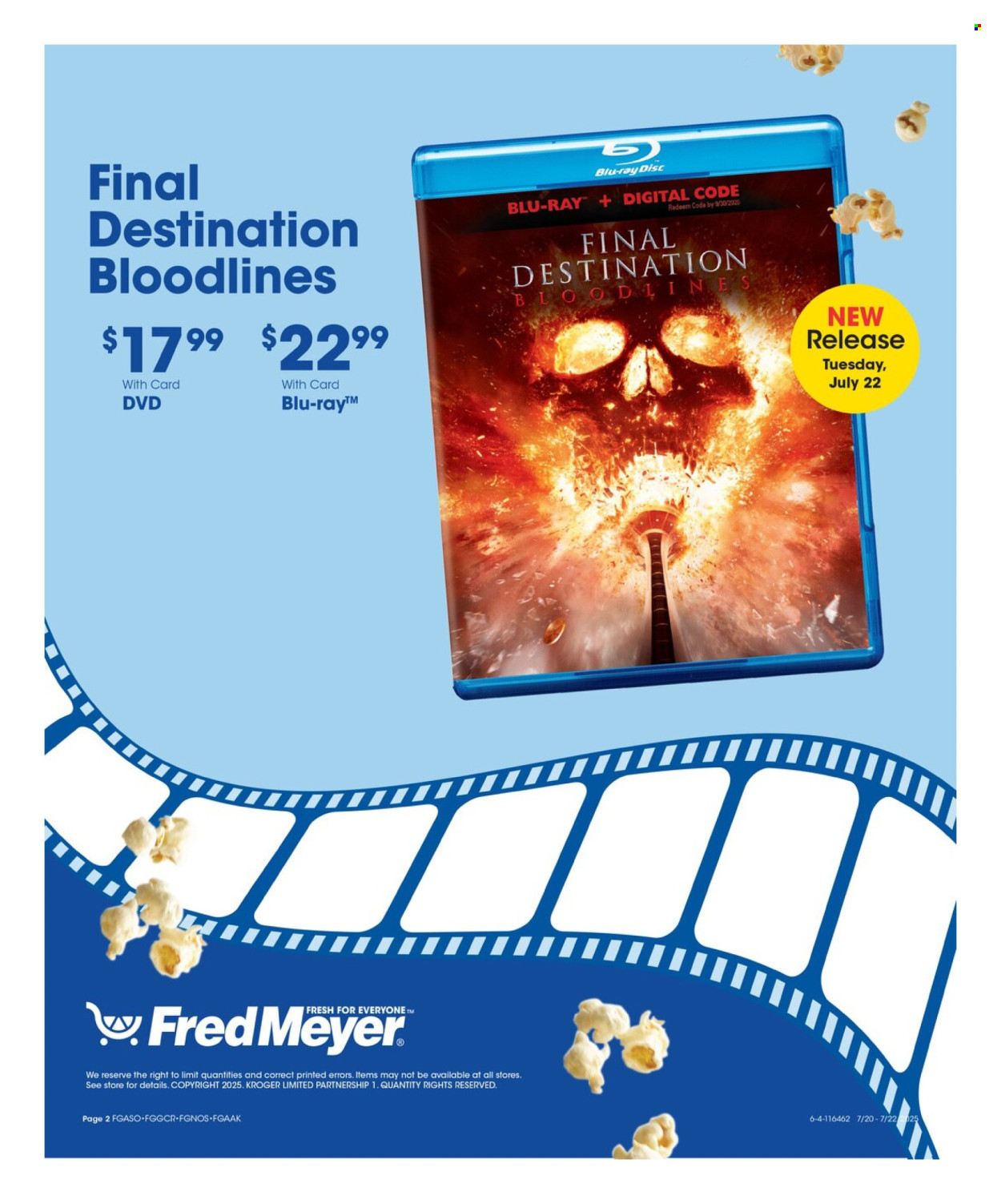 Fred Meyer ad - 07/20/2025 - 07/22/2025. Page 2