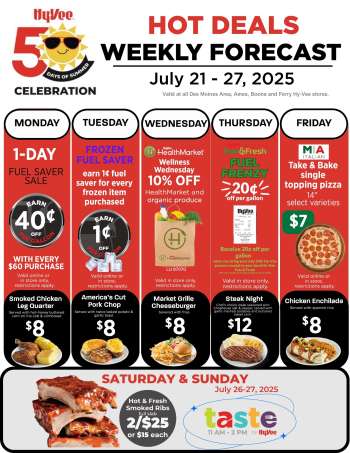 Hy-Vee Flyer - 07/21/2025 - 07/27/2025.