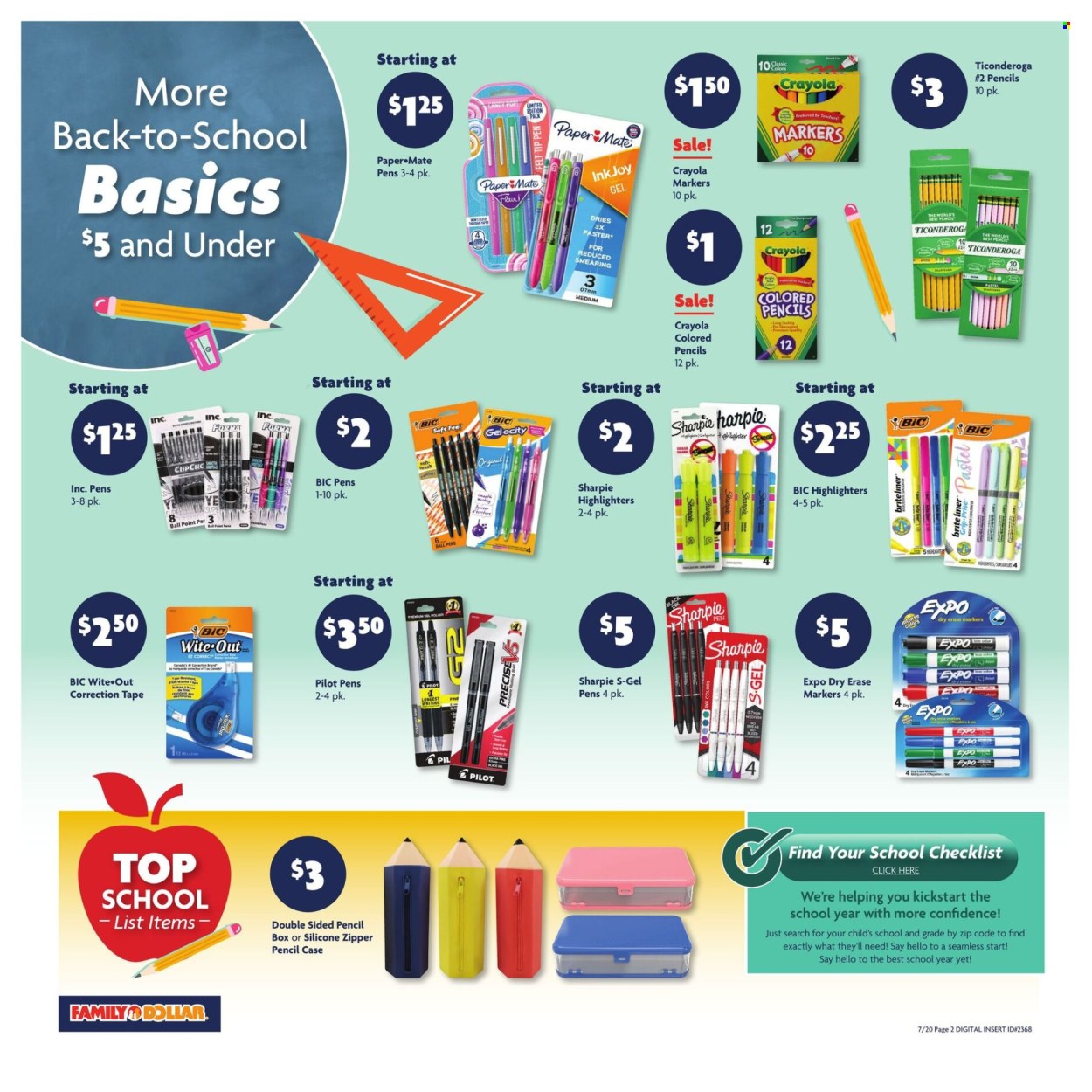 Family Dollar ad - 07/20/2025 - 07/26/2025. Page 2