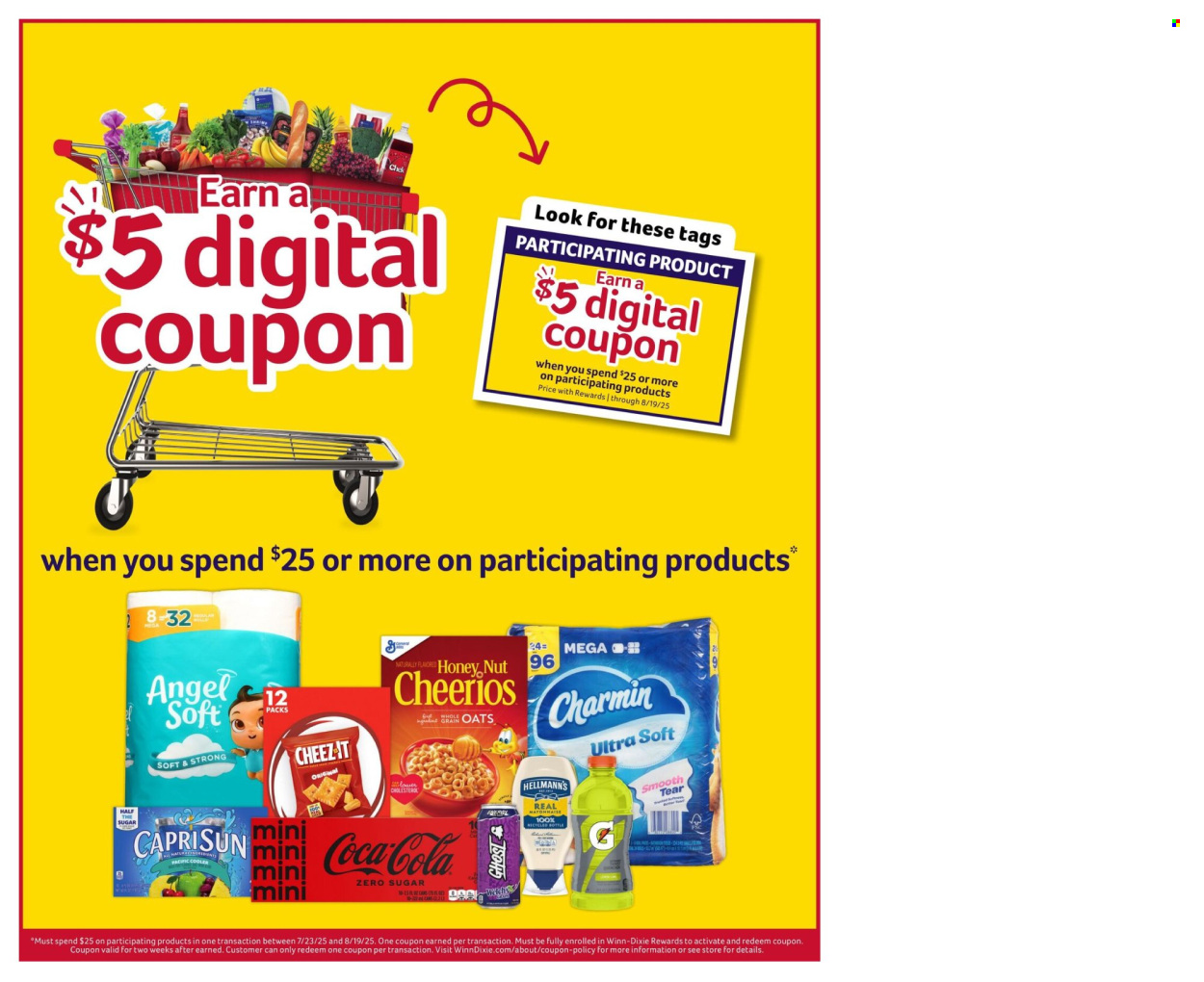 Winn Dixie ad - 07/23/2025 - 07/29/2025. Page 6