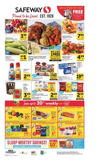 Safeway Flyer - 07/23/2025 - 07/29/2025.
